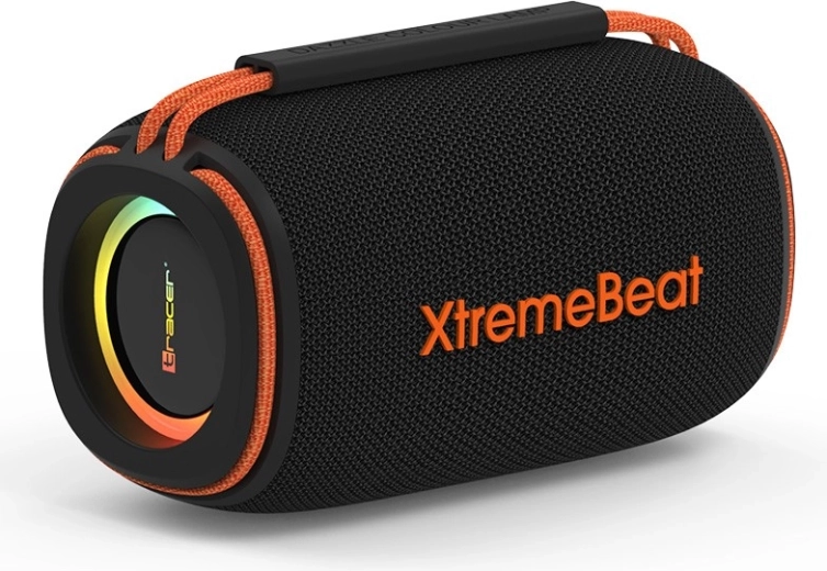Trådløs højttaler Tracer XtremeBeat Mid TWS med RGB-belysning – sort