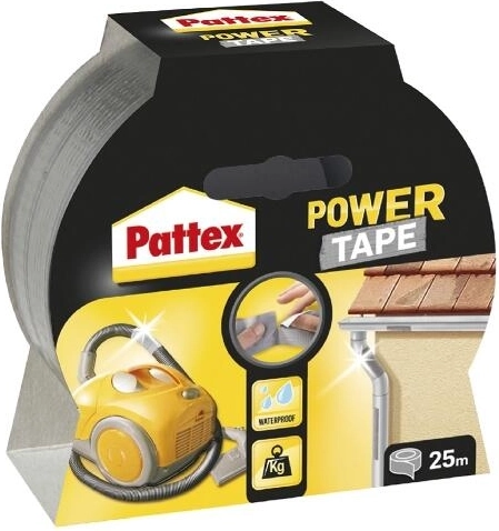 Universalt reparationsbånd 50 mm × 10 m sølv Pattex Power Tape
