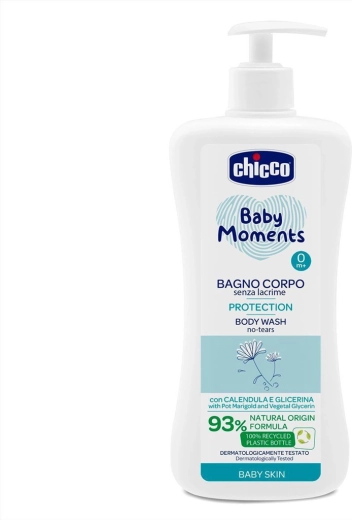 Chicco Baby Moments Protection showergel til børn fra fødslen 750 ml