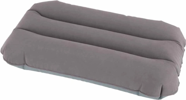 Bestway oppustelig rejsepude i velour, grå