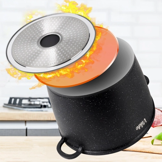 Jævn opvarmning og kompatibel med induktion