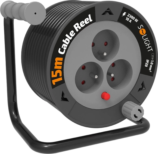 15 m kabel på kompakt tromle