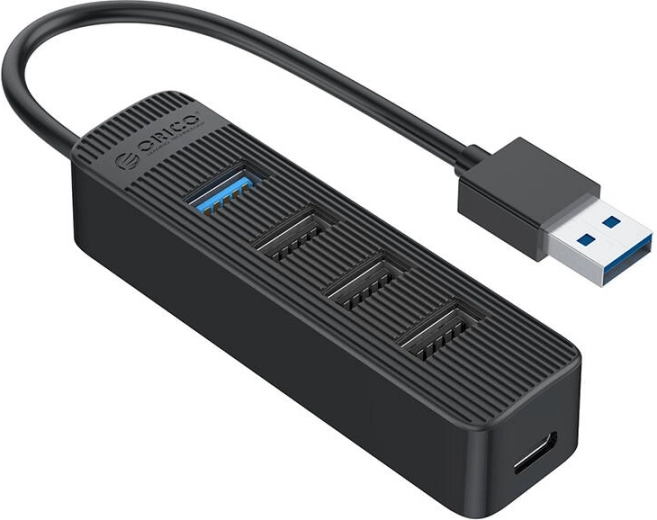 Orico USB-hub 1× USB 3.0 og 3× USB 2.0, sort