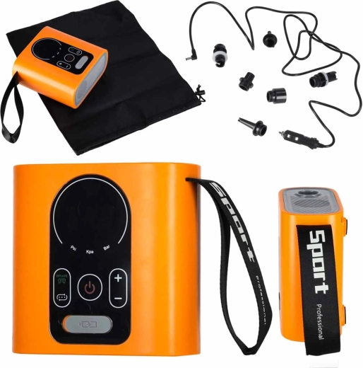 Bil-elektrisk pumpe til paddleboard SUP 22 PSI, 140 W, Auto‑Off