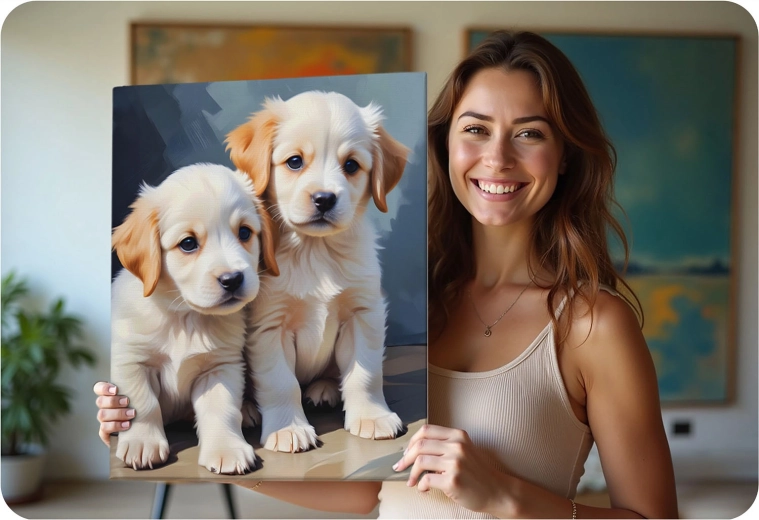 Komplet sæt inkl. 3 pensler og kroge