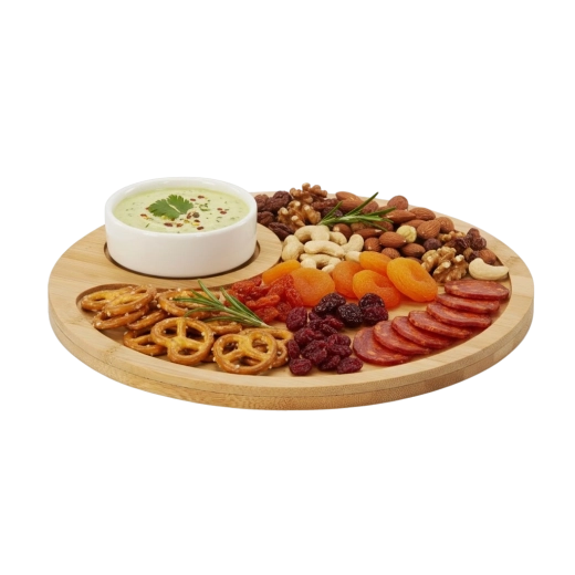 Perfekt til oste, charcuteri og grøntsager