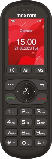 Stort display og knapper for nem betjening