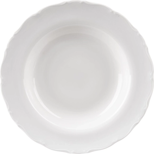 Dyb portionsdyb tallerken MONA med kant, 23 cm