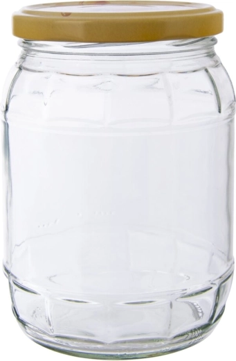 Klart glas og tøndeform for overskuelig opbevaring