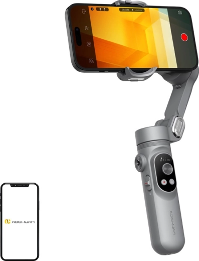 AOCHUAN Smart X stabilisator til smartphone grå