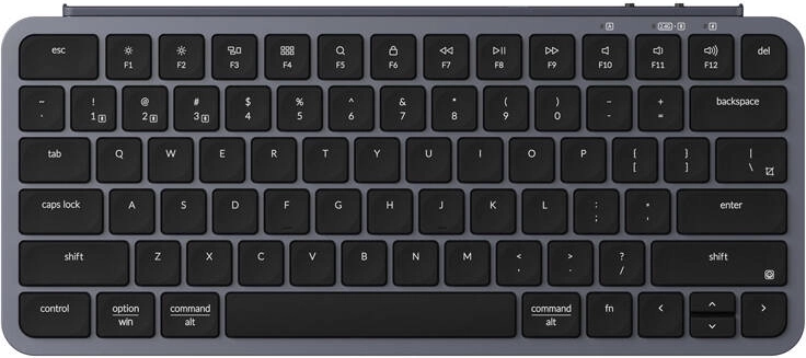 Ultratynd trådløs tastatur Keychron B1 Pro 2.4G grå