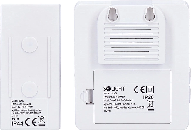 Robust knap med LED-indikator