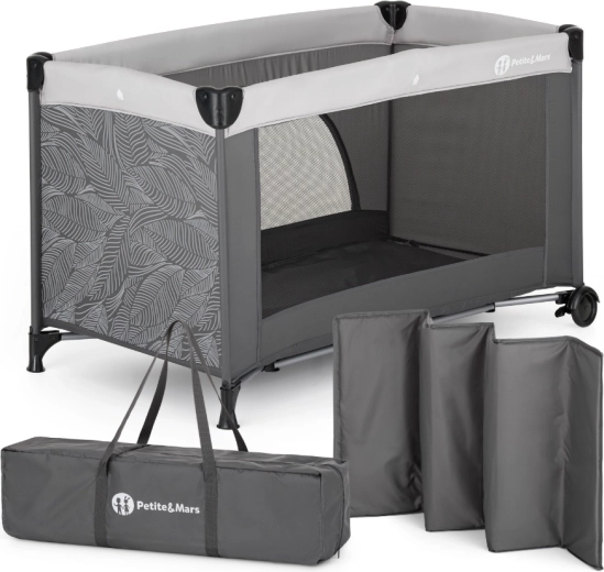 Petite&Mars rejseweekendseng Nyja urban jungle charcoal