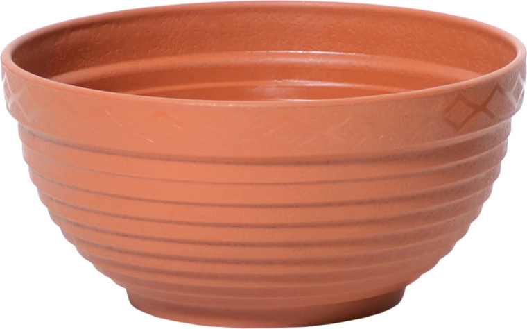 Plastisk plantekumme Misa 26 terrakotta