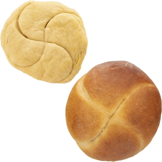 Perfekt ensartede kaiserboller