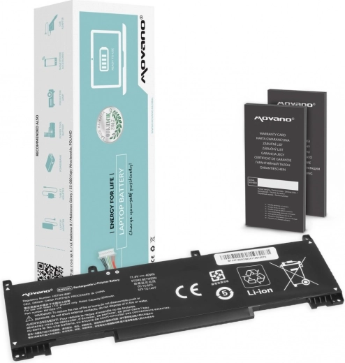 Movano RH03XL-batteri til HP ProBook 440/445/450/630/640/650 G8–G10 (3550 mAh, 40 Wh)