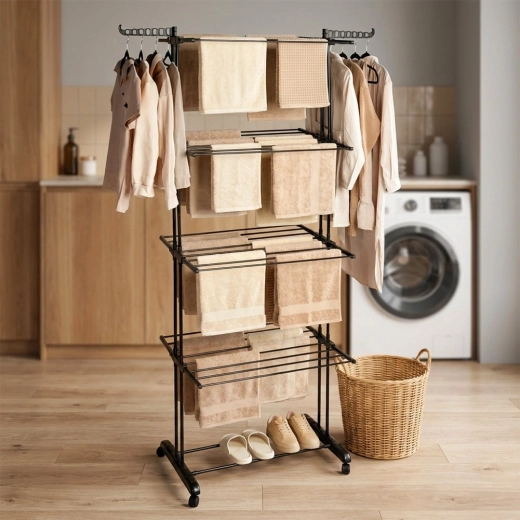 Sidearme til bøjler og nederste hylde til sko