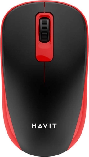 trådløs mus Havit sort‑rød