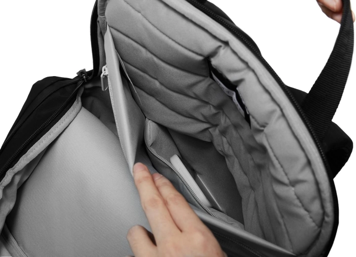 Polstret laptoprum og smart organisering