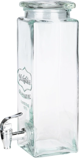 Modstandsdygtigt tykt glas og tætsluttende låg