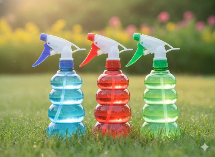 Gennemsigtig og riflet beholder