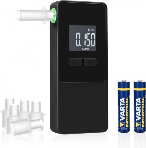 Klar til brug: mundstykker og batterier i pakken