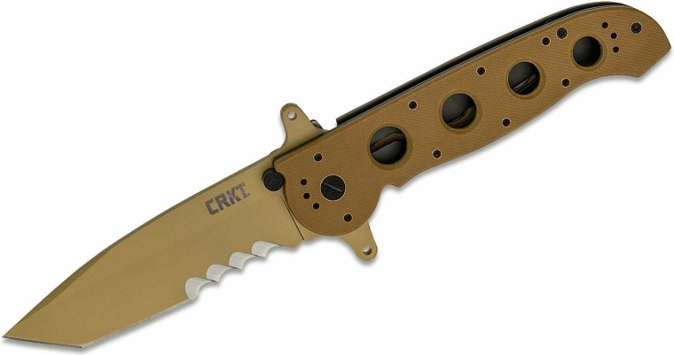 CRKT M16 Special Forces taktisk foldekniv 9,8 cm, sandbrun, G10