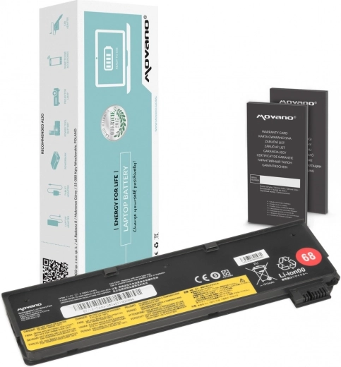 Movano-batteri til Lenovo ThinkPad T440 / T450s / X240 / X260 / L450 / L460 2000 mAh 22 Wh