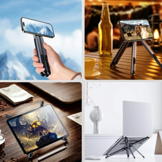 Multifunktionel brug på skrivebordet og på farten