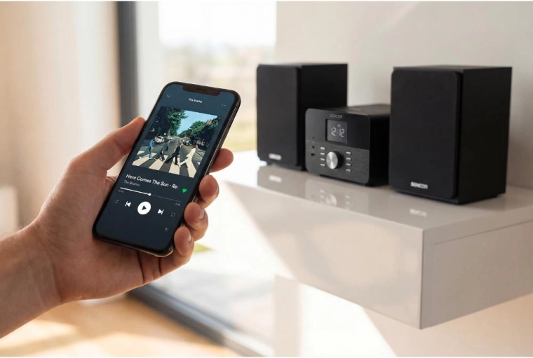 Trådløs afspilning via Bluetooth 5.2