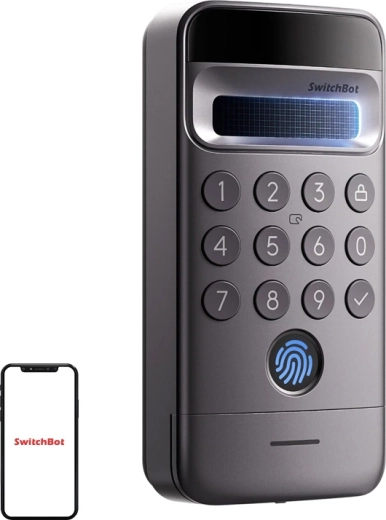 SwitchBot tastatur til smarte låse Keypad Vision Pro