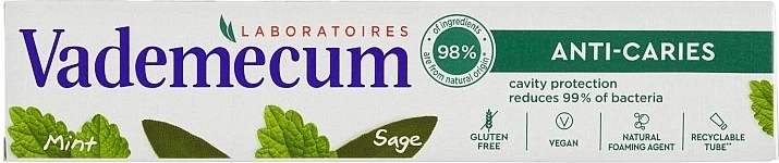 Vademecum Anti‑Caries tandpasta 75 ml