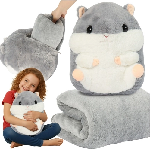 Bamsehamster med tæppe 3 i 1 Kruzzel