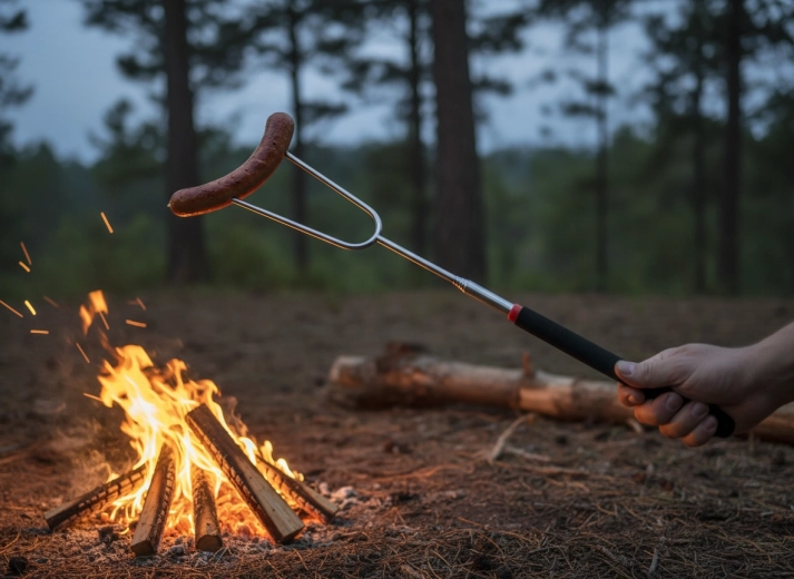 Sikker afstand til flammerne