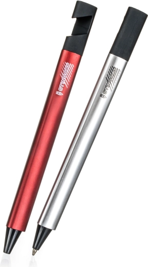 Kuglepen 2-i-1 med stander til smartphone