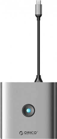 Adapter Orico 8i1 HDMI 4K, 3x USB-A 3.0, USB-C, 100W PD, SD/TF