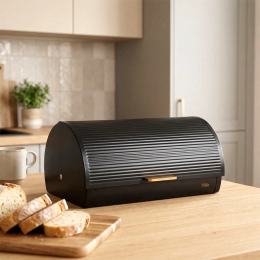 Praktisk rullelåg med gyldent håndtag