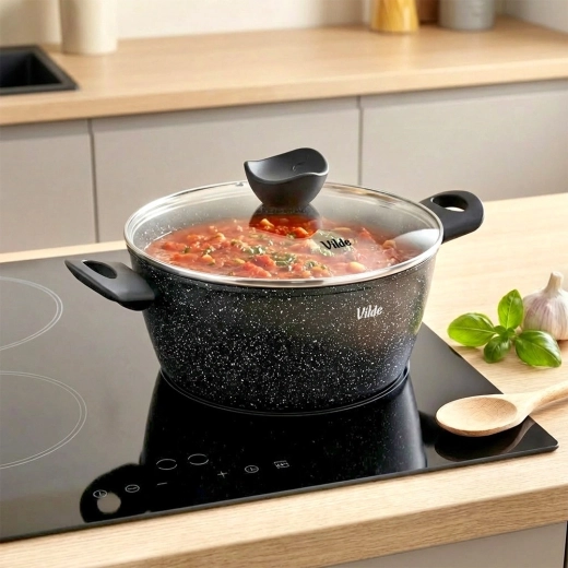 Nonstick granitbelægning til sund madlavning