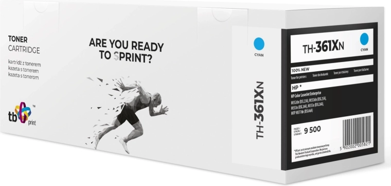 Cyan-tonerpatron til HP Color LaserJet M552/M553/M577
