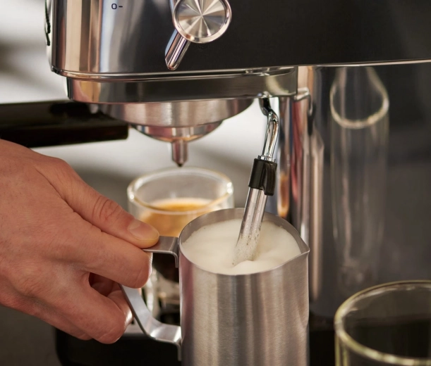 Damppibe til cappuccino og latte