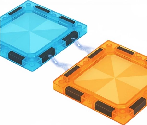 Stærke magneter for stabil og nem bygning