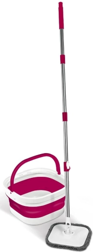 Lamart Clean sammenfoldelig rotationsmoppe med spand