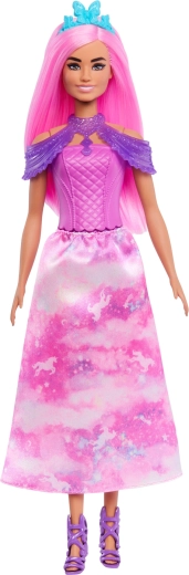 Barbie-dukke med lyserødt hår