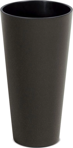 Blomsterpotte Tubus Slim Eco Wood 20 cm – kaffe