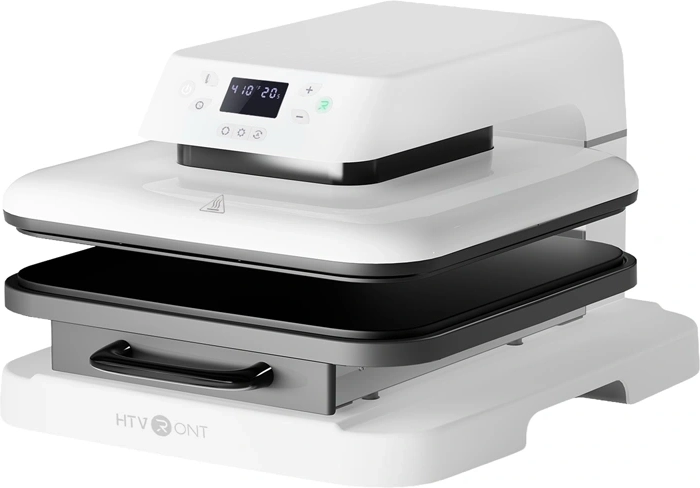 HtvronT Auto1 automatisk varmepresse til termotransfer, hvid