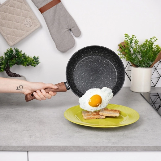 Nonstick granitoverflade til sund madlavning