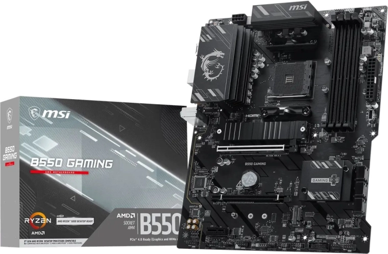 MSI B550 gaming bundkort AM4 ATX
