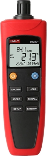 Temperatur- og fugtmåler Uni-T UT332+