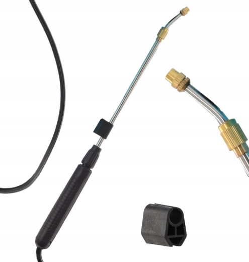 Lang lanse og præcis messingdyse