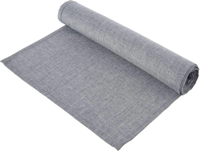 Bordløber af polyester 160 × 30 cm, lysegrå